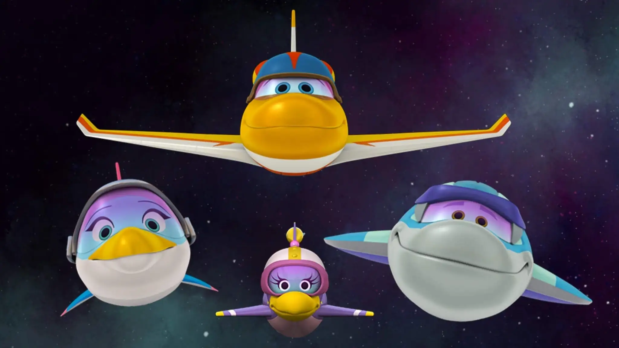 Space Racers animated spaceship cadets